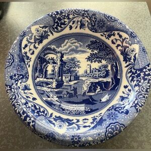 Spode Blue Italian cereal bowls. Set of 4.